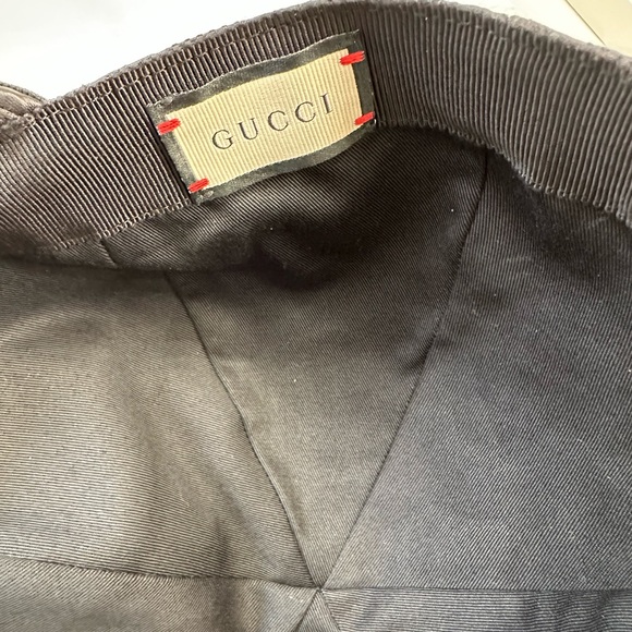 ORIGINAL GUCCI CANVAS BASEBALL HAT - Picture 6 of 10